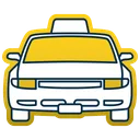 Free Taxi Cab Automobile Icon