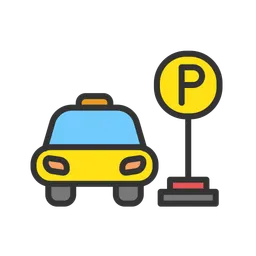 Free Taxi Stand  Icon