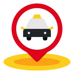 Free Taxistandort  Symbol