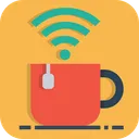 Free Cafe Taza Wifi Icono