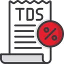 Free Tds Tax Bill Tax Receipt Icon