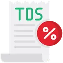 Free Tds Tax Bill Tax Receipt Icon