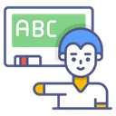 Free Teacher Education Learning Icon