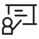 Free Teacher Lecture Lecturer Icon