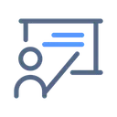 Free Teacher Trainer Presentation Icon