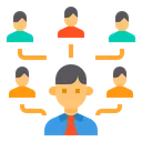 Free Human Resource Team Collaborate Icon