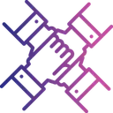 Free Team People Handshake Icon