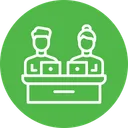 Free Team Group Meeting Icon