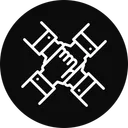 Free Team People Handshake Icon