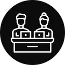 Free Team Group Meeting Icon