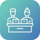 Free Team Group Meeting Icon