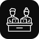 Free Team Group Meeting Icon