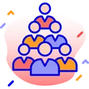 Free Teamwork Leader Hierarchy Icon