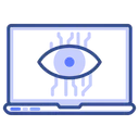 Free Tech Eye Laptop Icon
