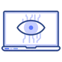 Free Technik Auge Laptop Icon