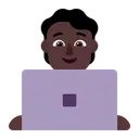 Free Flat Dark Icon
