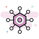 Free Blockchain Descentralizado Tecnologia Blockchain Banco De Dados Blockchain Ícone