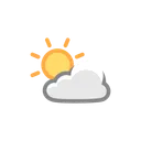 Free Teilweise Bewolkt Wetter Symbol