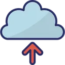 Free Telechargement Cloud Telechargement Cloud Transmission De Donnees Icône