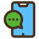 Free Telefono Smartphone Mensaje Icon