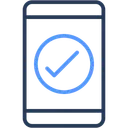 Free Smartphone Hecho Verificado Icon