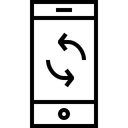 Free Telefono Inteligente Actualizar Icono