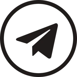 Free Telegram Mono Logo Icon