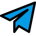 Free Telegram Plane Telegram Social Media Logo Icon