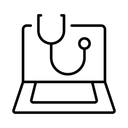 Free Telemedizin Medizin Telegesundheit Symbol