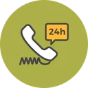 Free Telephone Support Icon