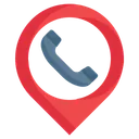 Free Telephone-booth location  Icon