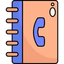 Free Telephone Directory Address Book Phone Book Icon