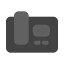 Free Telephone Fax Conversation Icon