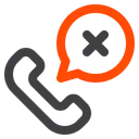 Free Telephone Reject Phone Icon
