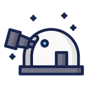 Free Telescope Space Science Icon