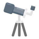 Free Telescope Astronomy Science Icon