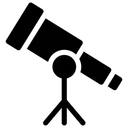 Free Telescope Spyglass Vision Icon