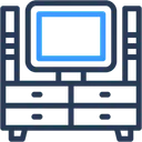 Free Televisao Mesa De Tv Moveis E Utensilios Domesticos Ícone