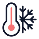 Free Temperatura fría  Icono