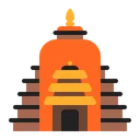 Free Templo Plano Icono