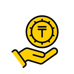 Free Tenge Coin  Icon