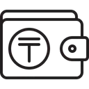 Free Tenge Currency Wallet  Icon