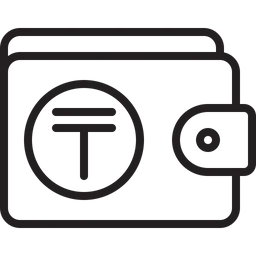 Free Tenge Currency Wallet  Icon