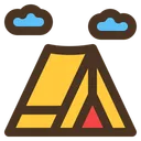 Free Tent Camping Outdoor Icon