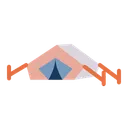 Free Tent Hiking Camping Icon