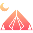 Free Tent Camp Camping Icon