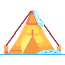 Free Tent Camp Camping Icon