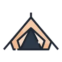 Free Tent Camp Camping Icon