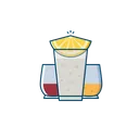 Free Tequila Shots Cocktail Icon