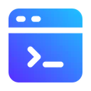 Free Terminal Code Browser Icon
